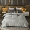 Hot selling duvet quilted cover with embroidery polyester